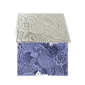 Floral Texture Mat Silicone Fondant Mould