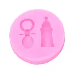 3D Fondant Cake Silicone Mould Candy Baby Bottle Silicone Fondant Mould Cake Decorating Baking Mold