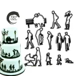 Music Notes Silhouette Fondant And Cookie Cutter Set