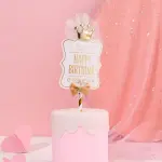 Crown Detail Paper Cake Topper