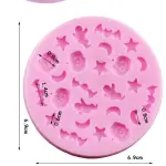 Pumpkin,bat,ghost halloween theme Silicone fondant chocolate mould