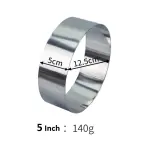 5 inch Round Stainless Steel Cake Ring