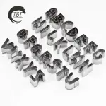Stainless Steel Alphabet Cookie And Fondant Cutter
