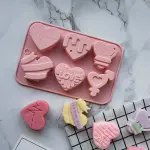 Silicone Chocolate Mold-Heart-Shaped Cake,Chocolate,soap,candle Making Mould