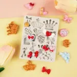 Creative Bow & Crown Design Multi-purpose Silicone Mould