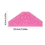 Heart Crown Design Silicone fondant Mould