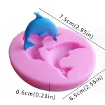 Dolphin Silicone Fondant mold