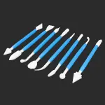 DIY Baking Tools,Eight Carving Pens Cake Sculpting Modeling Tools Removable Design for Decorate Fondant Cakes for Make Cakes with Various Patterns