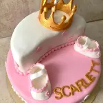 3D Crown Design Marzipan Silicone Mould