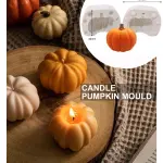 3D Pumpkin Silicone Mould Candle Mould