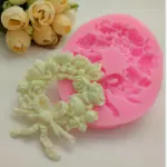 Flower garland wreath christms mould