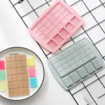 Chocolate slab with mini cholate bites silicone mould