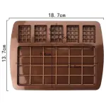 Chocolate slab with mini cholate bites silicone mould