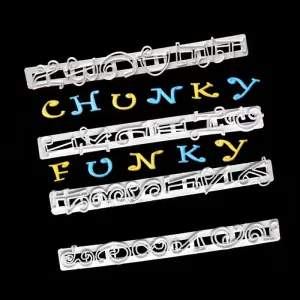Funky Alphabet & Number Cutter