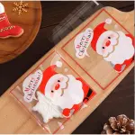 Clear Santa 100pcs Cookie Candy Sleeve