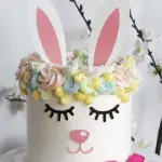 Rabbit theme set Cake Topper