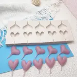 1pc 10-Cavity Heart Shaped Handmade Chocolate Valentine Silicone Mould