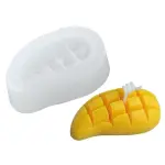 1pc exquisite mango shape silicone mould for soaps and candles