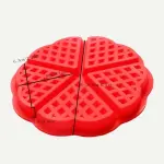 1pc Heart Shape Bakeware Silicone Waffle Mould