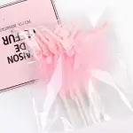 5pcs Pink Ballet Dancer Cake Toppers Ballerina Tutu Dessert Table Birthday Party Decoration Picks