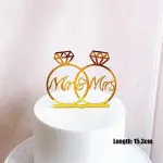 Proposal Square Round Hot Stamping Happy Birthday Cake Insert Card Acrylic Cake Birthday Party Wedding Supplies Cake Decoration,Christmas