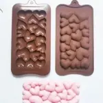 1pc Bubble Heart Shaped Silicone Mould for Chocolate,Candy,Cookie And Dessert
