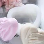 1pc Heart Shaped Hand In Hand Valentine's Day Silicone Mould For Baking & Candle Making