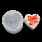 1pc Heart-shaped Rose Mousse Cake Silicone Mold For Valentine's Day,Wedding,Lover Gift,Aroma Plaster,Soap Grinding Tool,Better Offer With 2pcs