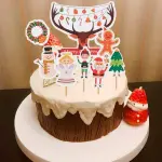 Christmas Paper Inserts,Suitable For Christmas Party,Baking Decoration Christmas Christmas Decor Christmas Decorations Christmas Gifts