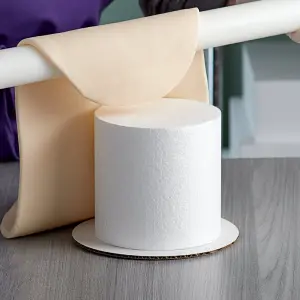 6" x 6" Foam Round Cake Dummy