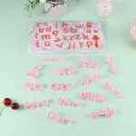 26pcs Alphabet Shaped Biscuit Mold