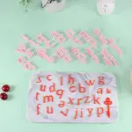 26pcs Alphabet Shaped Biscuit Mold