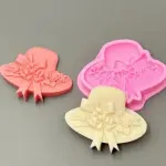 Women Hat Silicone Mould for Fondant & Chocolate | 3D Hat Shape Mold for Cake Decoration & DIY Crafts