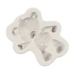 Teddy Mould Silicone Fondant Molds Candy Chocolate Mold for Teddy L, Style C