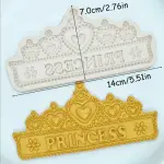 Princess Crown Shaped Silicone Mould Fondant Sugar Craft Chocolate Moulds