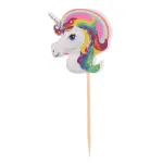 24 pcs Unicorn theme for Cake and cupcake Topper Decoration