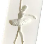 Cute Small Ballerina in Motion DIY 3D Silicone Mould