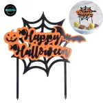 Bat Pumpkin Happy Halloween Cake Topper Cake Decoration