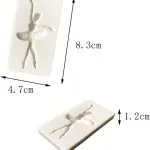 Cute Small Ballerina in Motion DIY 3D Silicone Mould
