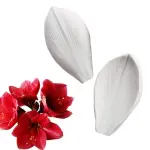 2Pcs Amaryllis Petals Double-Sided Texture veiner Mould