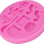 Pumpkin Witch Shoes Hat Magicbook Broom Shape Halloween Silicone Moulds