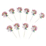 24 pcs Unicorn theme for Cake and cupcake Topper Decoration