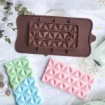 3d triangle shaped Chocolate bar Mould