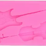 2 cavity Guitar Violin Silicone mould