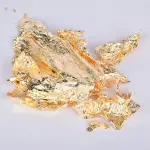 100% Vegan Edible 24K Gold Leaf Flakes-100GM-Cake decorating-Premium Product