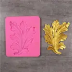 Classic leaf shaped motif silicone Mould
