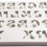 1pc capital Alphabet Silicone Mould