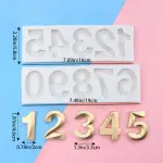 Silicone Number Mould style 1