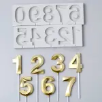 Silicone Number Mould style 1