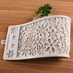 Large snowflake lace silicone mould